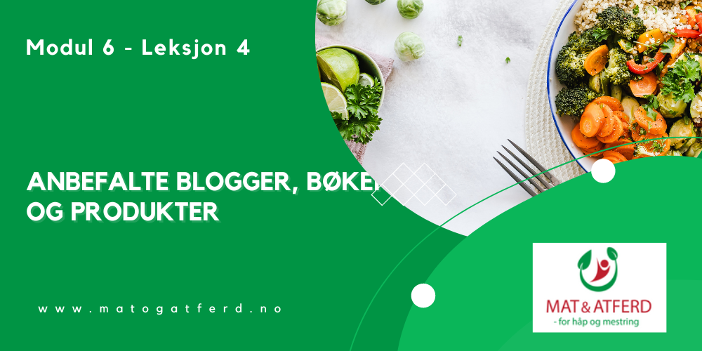 Modul 5 - Leksjon 6 - Blogger/Bøker/produkter