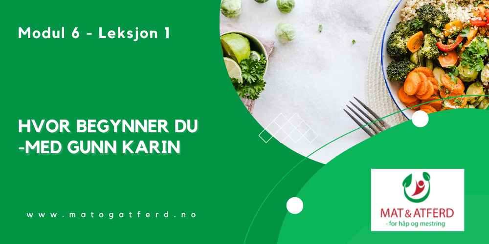 Modul 5 - Leksjon 3 - Hvor begynner du?