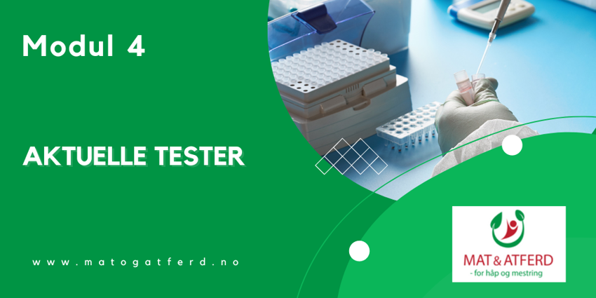 Modul 4 - Leksjon 1 - Aktuelle tester