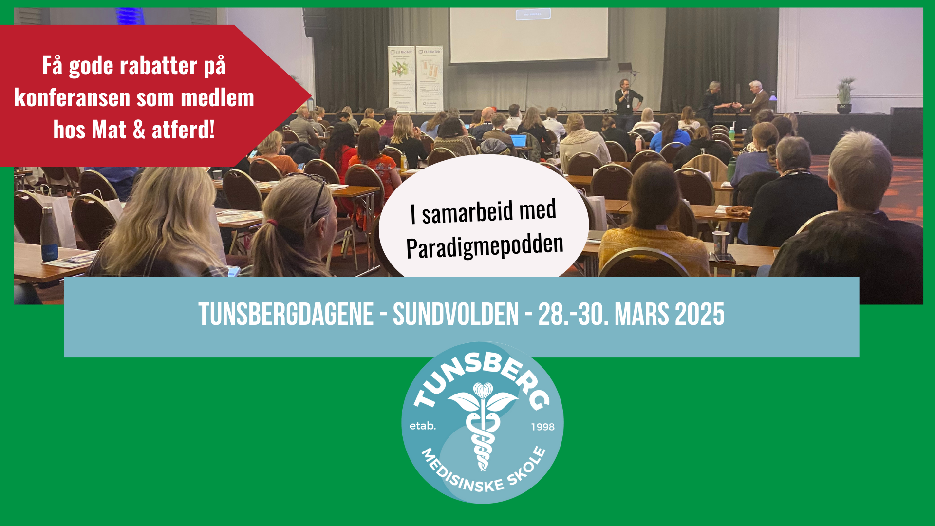 Rabatt på Tunsbergdagene 2025